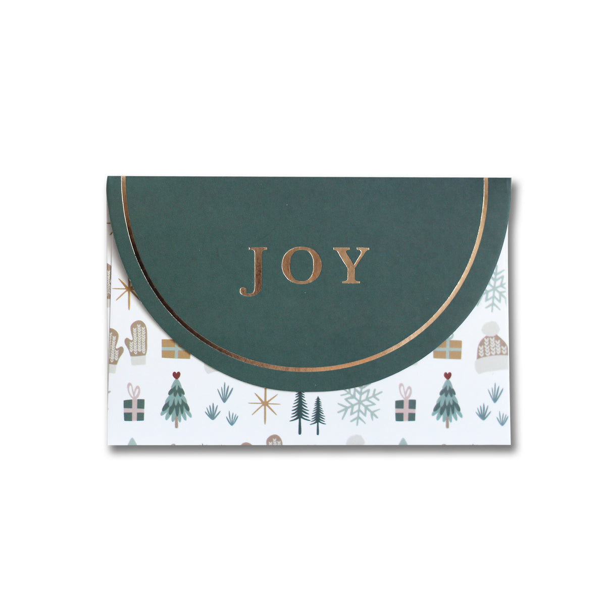 Cozy Winter "JOY" Holiday Gift Card Envelopes 6Pk | Christmas Gift Card Holders