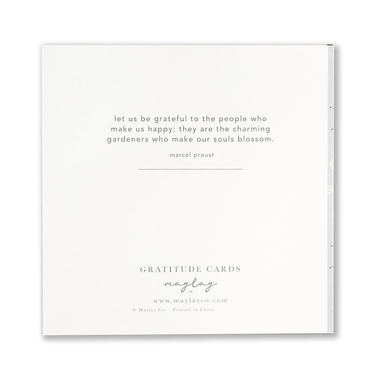 Reindeer Forest "JOY" Holiday Gratitude Greeting Cards (Set of 2) — Pay-It-Forward Christmas Card