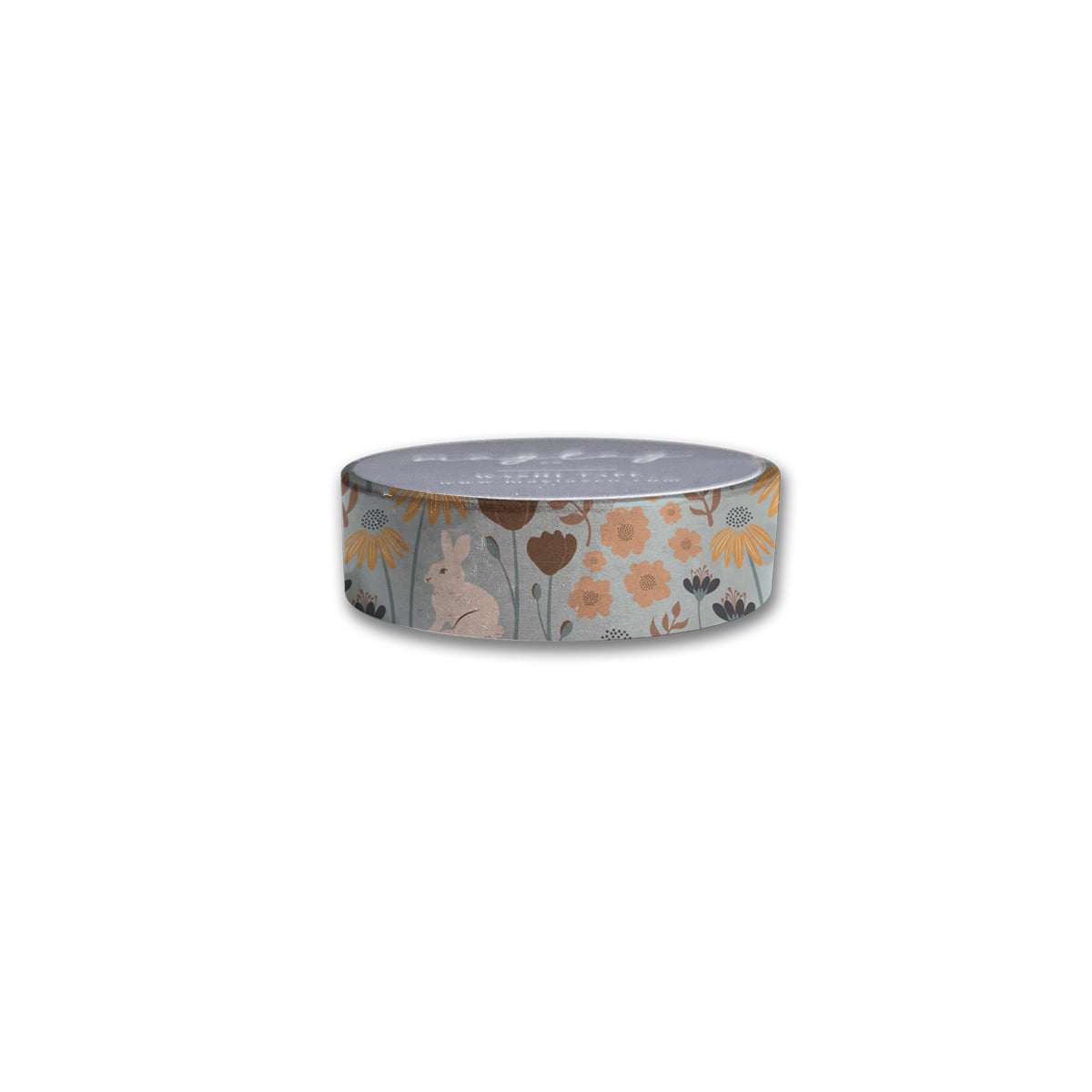 Bunny Florals Washi Tape — Decorative Paper Tape for Planners, Journals, Scrapbooking & Crafts