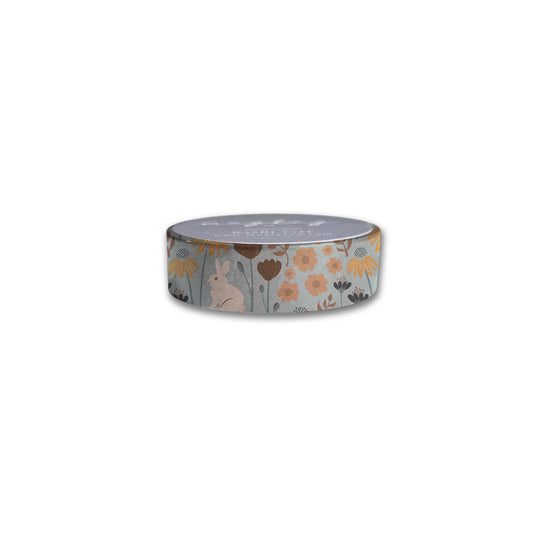 Bunny Florals Washi Tape — Decorative Paper Tape for Planners, Journals, Scrapbooking & Crafts