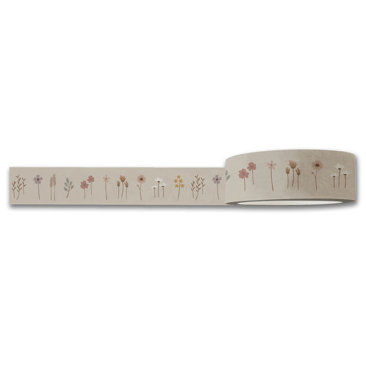 Farmhouse Florals Washi Tape — Decorative Paper Tape for Planners, Journals, Scrapbooking & Crafts
