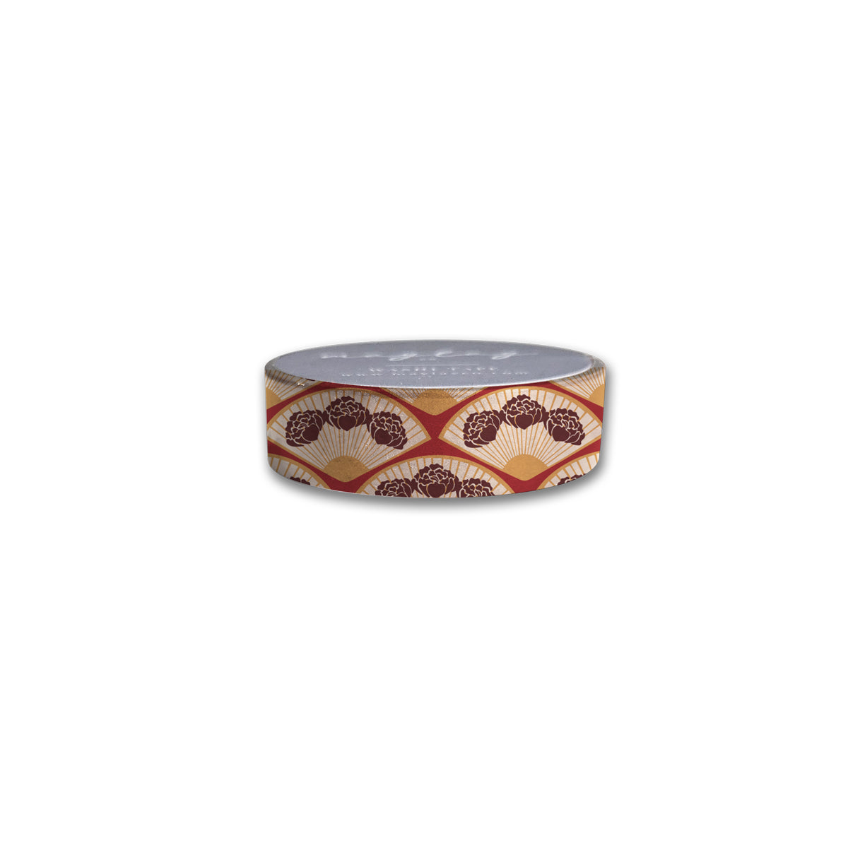Fortune Fans Lunar New Year Washi Tape — Decorative Paper Tape for Planners, Journals, Scrapbooking & Crafts